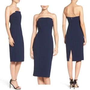 Jill Jill stuart BLACK crepe cocktail dress